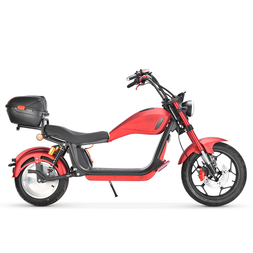 CP-6 2000W Motor 60V 2*20A Battery Citycoco Electric Scooter Motorcycle with Rear Box