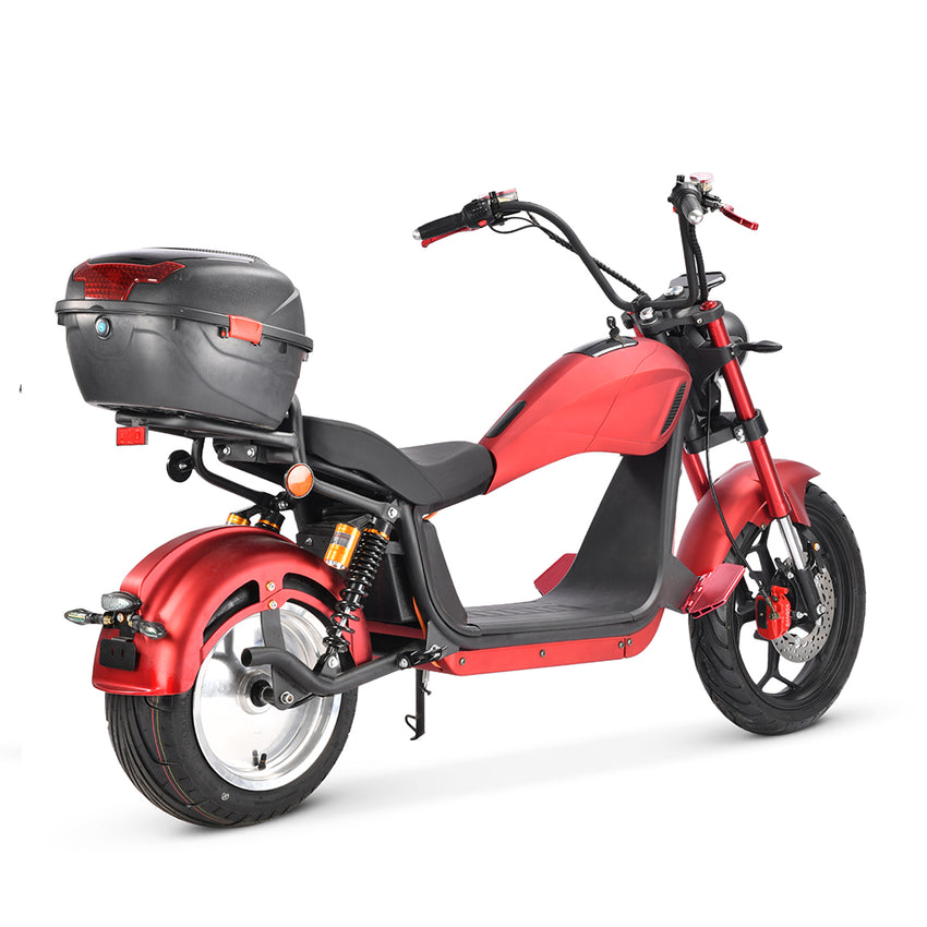 CP-6 2000W Motor 60V 2*20A Battery Citycoco Electric Scooter Motorcycle with Rear Box