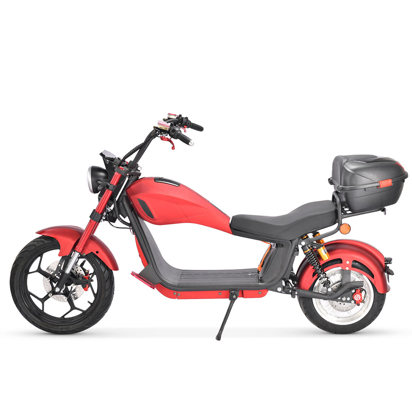 CP-6 2000W Motor 60V 2*20A Battery Citycoco Electric Scooter Motorcycle with Rear Box