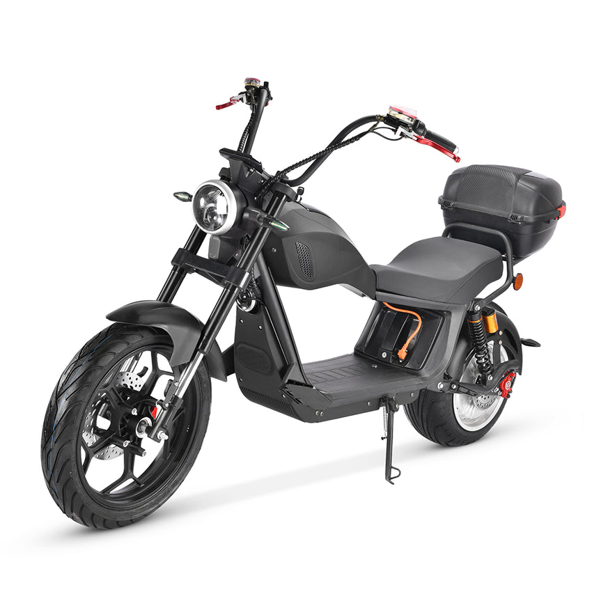 CP-6 2000W Motor 60V 2*20A Battery Citycoco Electric Scooter Motorcycle with Rear Box