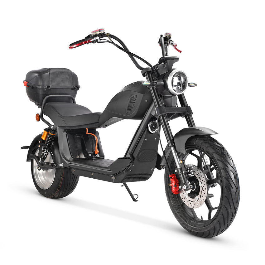 CP-6 2000W Motor 60V 2*20A Battery Citycoco Electric Scooter Motorcycle with Rear Box
