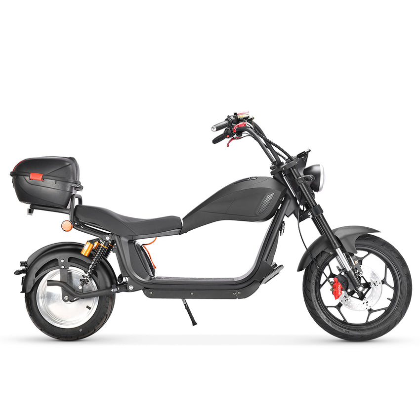 CP-6 2000W Motor 60V 2*20A Battery Citycoco Electric Scooter Motorcycle with Rear Box