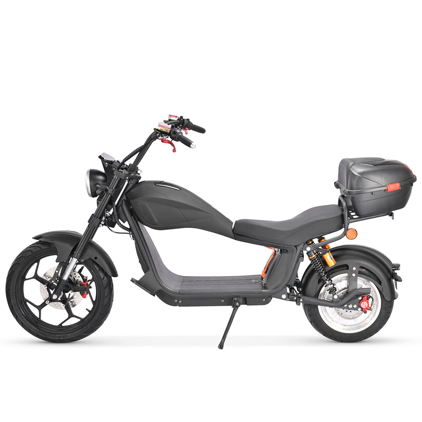 CP-6 2000W Motor 60V 2*20A Battery Citycoco Electric Scooter Motorcycle with Rear Box