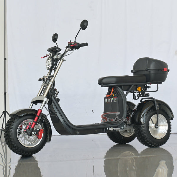 CP-7 4000W Electric Tricycle Scooter Three-Wheel Stability for Real-Life Riding