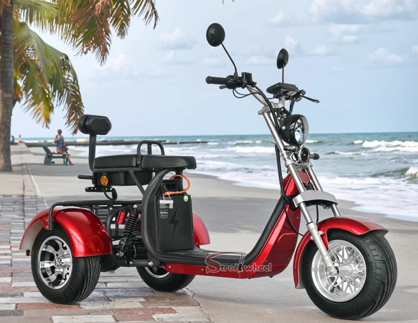 CP-3 2000W 60V Two 20AH Electric Tricycle Scooter – Now Available for 3–7 Day EU Delivery