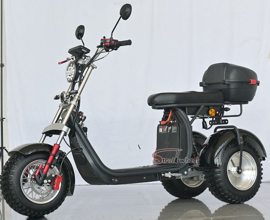 CP-7 4000W Electric Tricycle Scooter Three-Wheel Stability for Real-Life Riding
