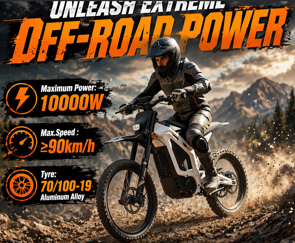 SS-8.0 Electric Dirt Bike Pure Power Pure Off-Road Freedom