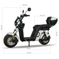 M18 Electric Citycoco Scooter Short Wheelbase Motorcycle for Brazil