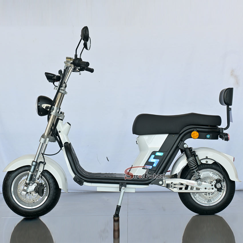 M8 Pro Electric Scooter Chopper Fat Tire Two Wheel Citycoco Electric Motorcycle for Brazil