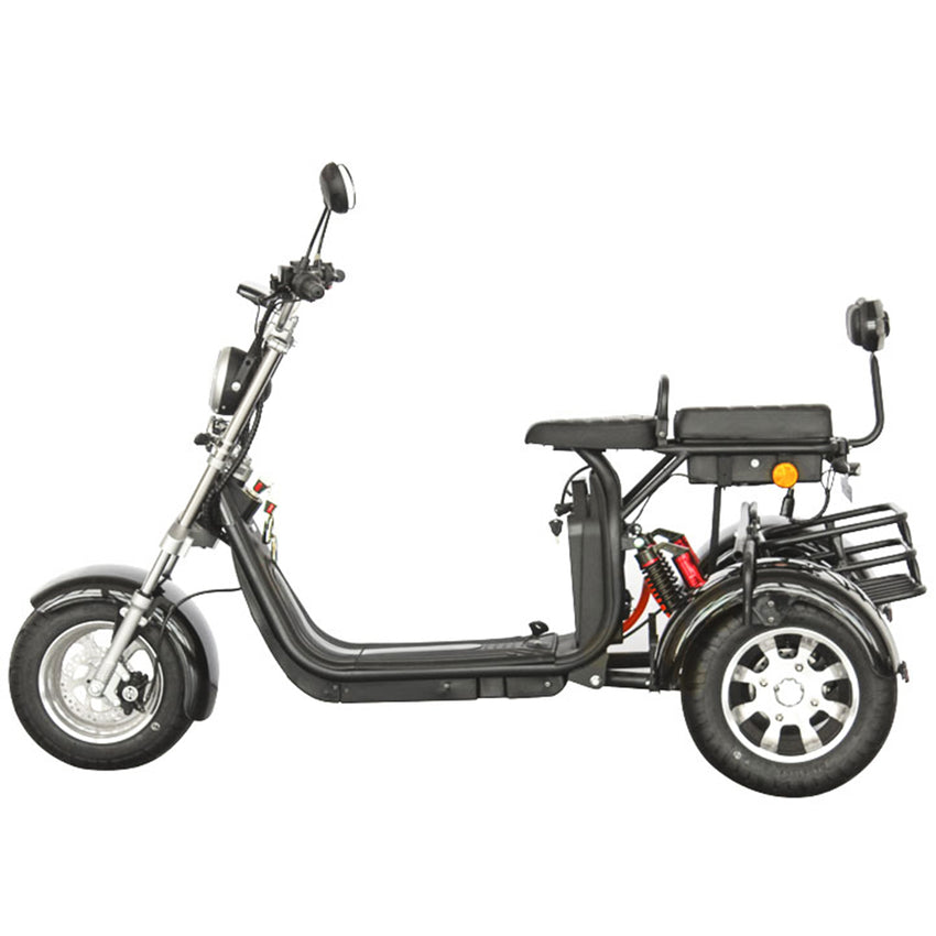 Germany Warehouse CP-3 2000W 60V 20Ah+20Ah Tricycle Citycoco Scooter