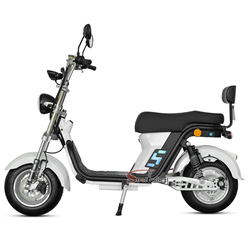 M8 Pro Electric Scooter Chopper Fat Tire Two Wheel Citycoco Electric Motorcycle for Brazil