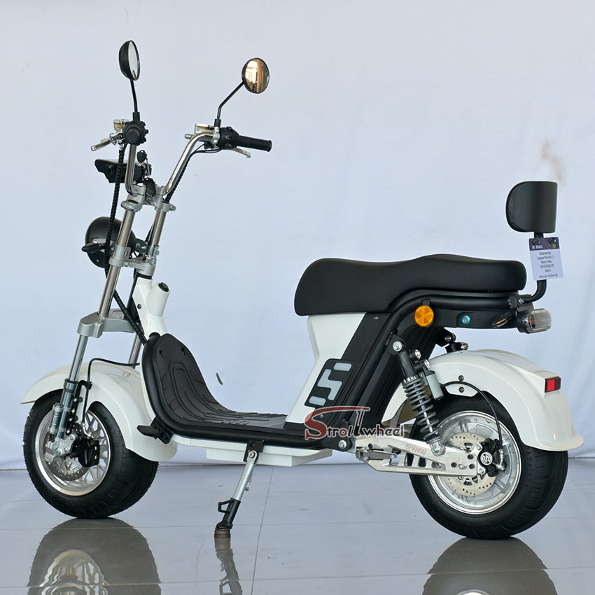 M8 Pro Electric Scooter Chopper Fat Tire Two Wheel Citycoco Electric Motorcycle for Brazil