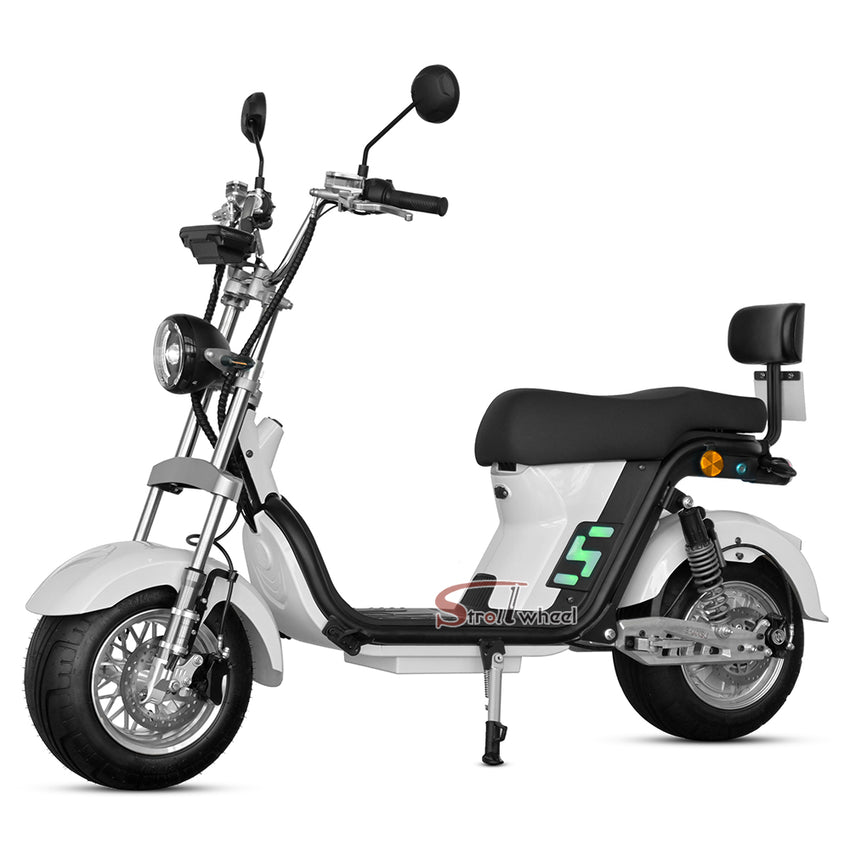 M8 Pro Electric Scooter Chopper Fat Tire Two Wheel Citycoco Electric Motorcycle for Brazil