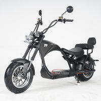 M1P Strollwheel Electric Citycoco Scooter 2000W 60V 20Ah/30Ah with Rear Seat Passenger