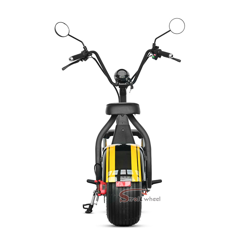 M1 Mini Citycoco Scooter 1000W 60V 12Ah Battery Electric Motorcycle With Front Suspension