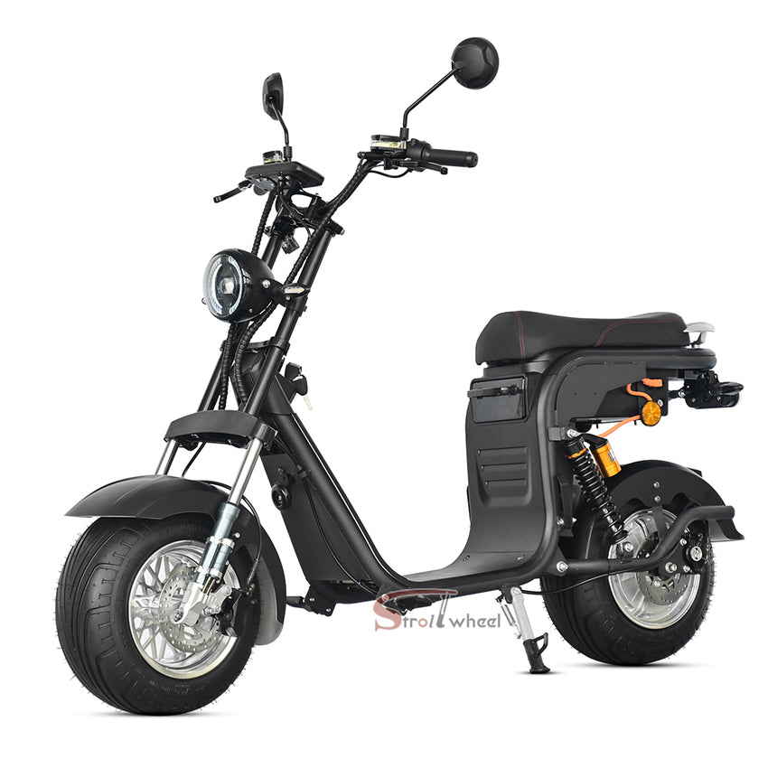 M11 MIni Citycoco Scooter 2000W 60V 12Ah Battery Electric Motorcycle Mini Chopper for Brazil Market
