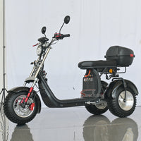 Germany Warehouse CP-7 Electric Citycoco 4000W 25Ah+30AAh Battery with Rear Box and Off Road Tire