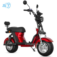 X21 with USA Charger Port 1000W 60V 12Ah/20AH/25Ah Brazil Electric Citycoco Short Wheelbase E Scooter