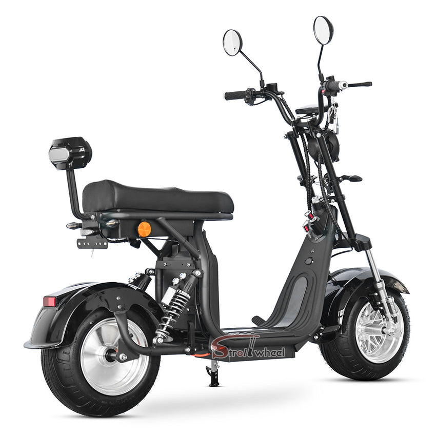M4 Strollwheel Electric Mini Citycoco 1000W 60V 12Ah Lithium Battery Brazil Scooter