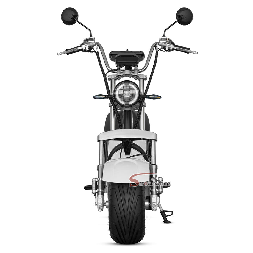 M8 Pro Electric Scooter Chopper Fat Tire Two Wheel Citycoco Electric Motorcycle for Brazil