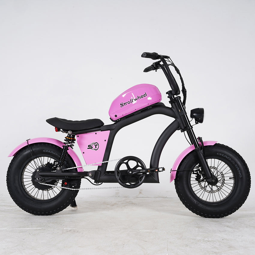 EU Warehouse FT-02 Mini City Electric Fat Tire E-bike 500W 48V 15Ah Lithium Battery Powered City Bike