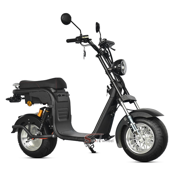 M11 MIni Citycoco Scooter 2000W 60V 12Ah Battery Electric Motorcycle Mini Chopper for Brazil Market