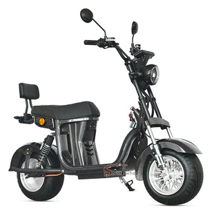M7 StrollWheel Mini Citycoco Scooter 2000W 60V 12Ah Battery Electric Motorcycle Chopper for Brazil