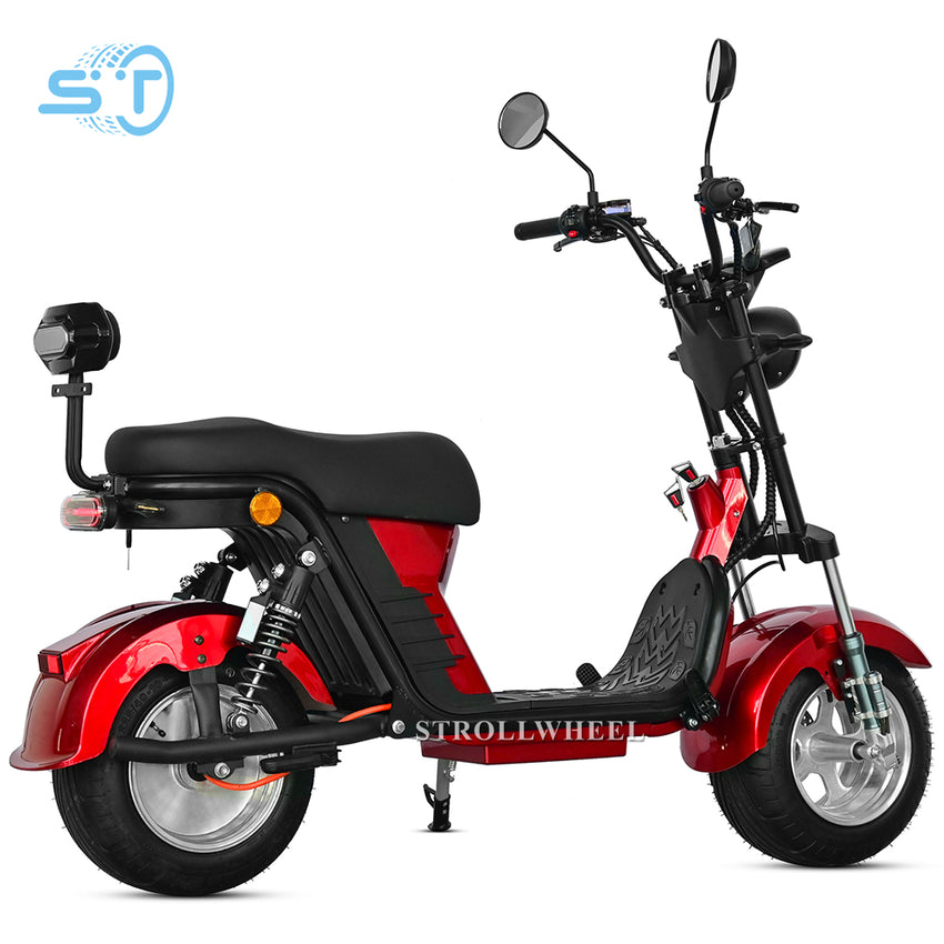 X21 with USA Charger Port 1000W 60V 12Ah/20AH/25Ah Brazil Electric Citycoco Short Wheelbase E Scooter