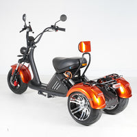 M2 Tricycle 60V 2000W 40Ah EEC COC Electric Chopper Scooter Citycoco