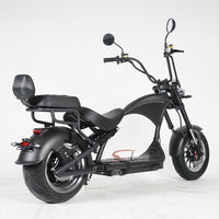 M1P Strollwheel Electric Citycoco Scooter 2000W 60V 20Ah/30Ah with Rear Seat Passenger