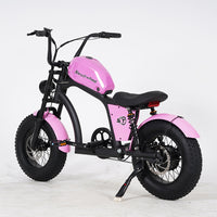 EU Warehouse FT-02 Mini City Electric Fat Tire E-bike 500W 48V 15Ah Lithium Battery Powered City Bike