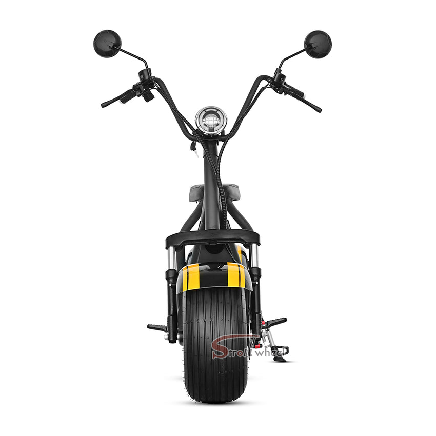 M1 Mini Citycoco Scooter 1000W 60V 12Ah Battery Electric Motorcycle With Front Suspension