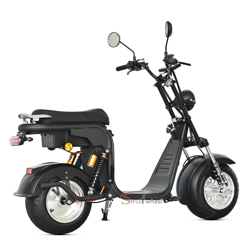 M11 MIni Citycoco Scooter 2000W 60V 12Ah Battery Electric Motorcycle Mini Chopper for Brazil Market