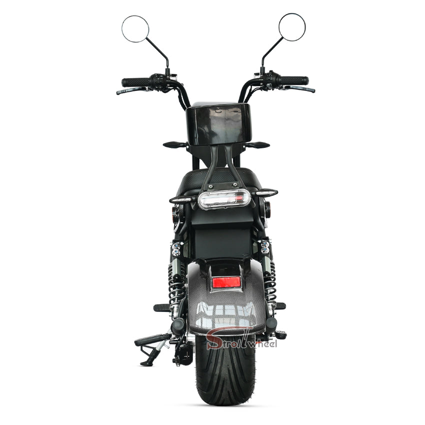 M7 StrollWheel Mini Citycoco Scooter 2000W 60V 12Ah Battery Electric Motorcycle Chopper for Brazil