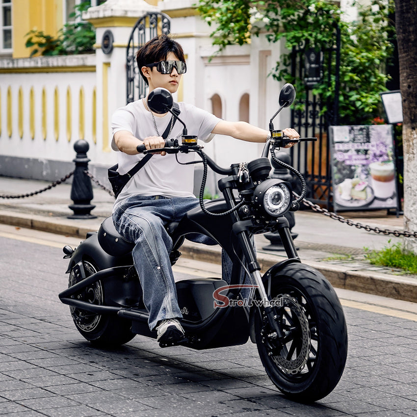 M1PS Electric Citycoco Scooter 2000W/4000W Motor 60V/72V 40AH Battery Optional Chopper Electric Motorcycle
