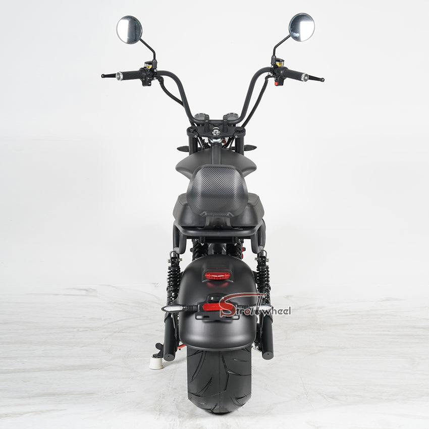 M1P Strollwheel Electric Citycoco Scooter 2000W 60V 20Ah/30Ah with Rear Seat Passenger