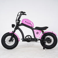 EU Warehouse FT-02 Mini City Electric Fat Tire E-bike 500W 48V 15Ah Lithium Battery Powered City Bike