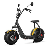 M1 Mini Citycoco Scooter 1000W 60V 12Ah Battery Electric Motorcycle With Front Suspension