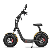 M1 Mini Citycoco Scooter 1000W 60V 12Ah Battery Electric Motorcycle With Front Suspension