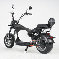 M1P Strollwheel Electric Citycoco Scooter 2000W 60V 20Ah/30Ah with Rear Seat Passenger