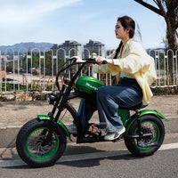 EU Warehouse FT-02 Mini City Electric Fat Tire E-bike 500W 48V 15Ah Lithium Battery Powered City Bike