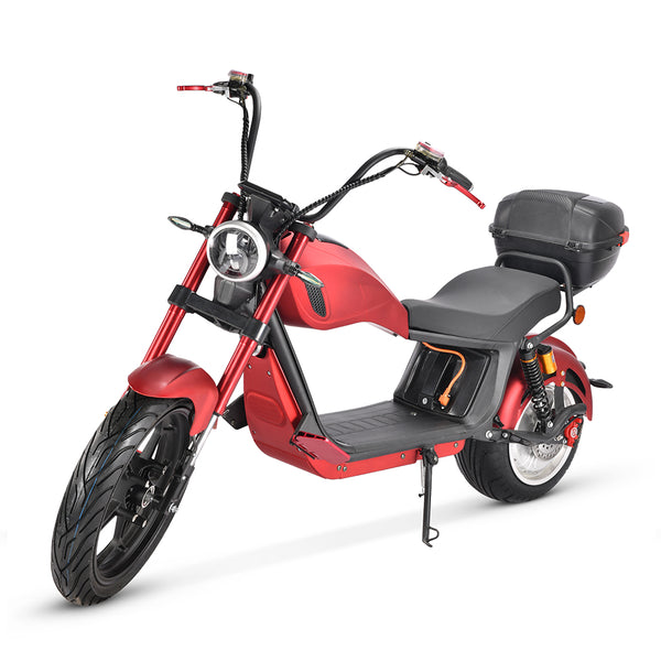 CP-6 2000W Motor 60V 2*20A Battery Citycoco Electric Scooter Motorcycle with Rear Box