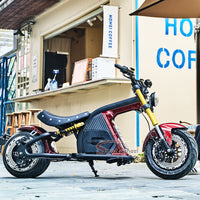 EU Stock M8S 4000W 72V 35AH Battery 2 Wheel Citycoco Chopper Max Speed 80km/h