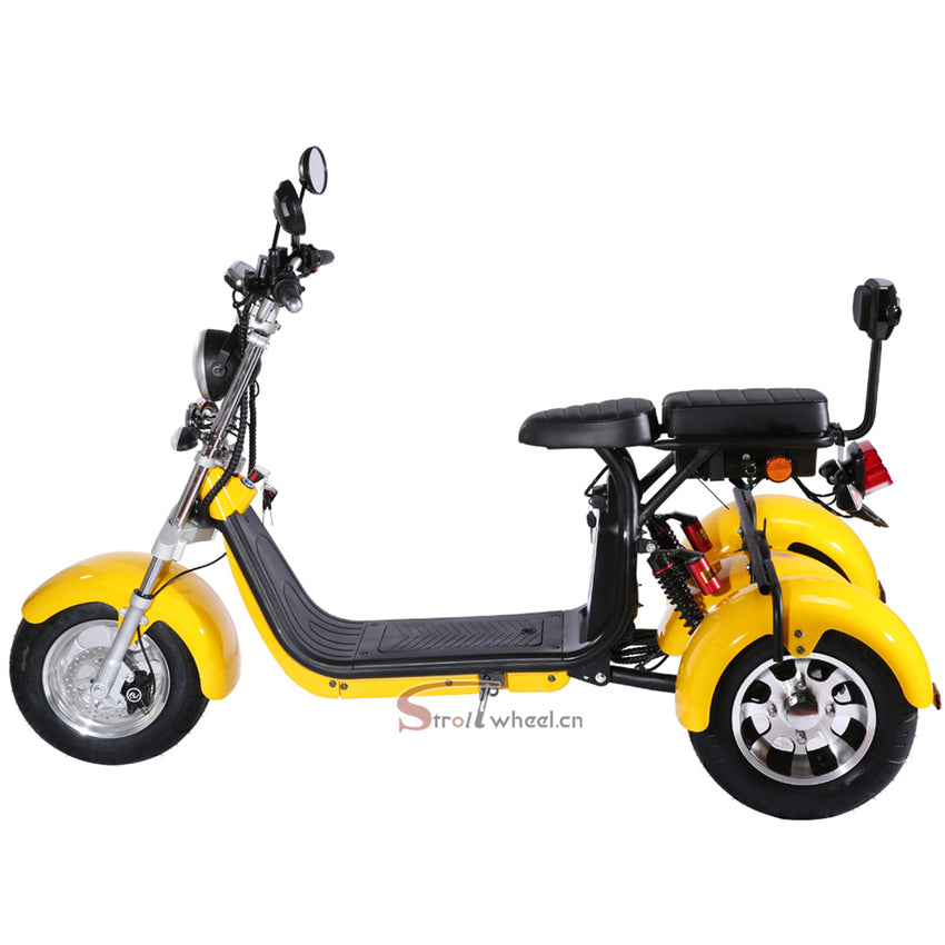 CP-3 2000W Motor 60V 12AH Battery Electric Tricycle Citycoco