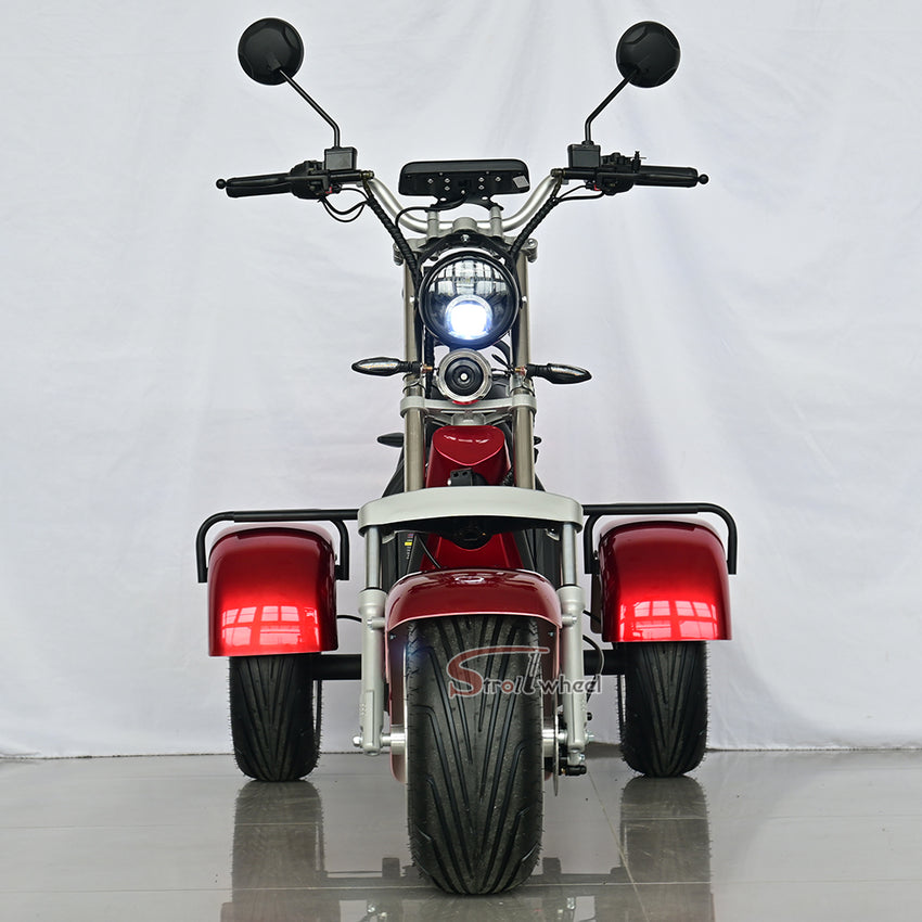 Germany Warehouse CP-3 2000W 60V 20Ah+20Ah Tricycle Citycoco Scooter