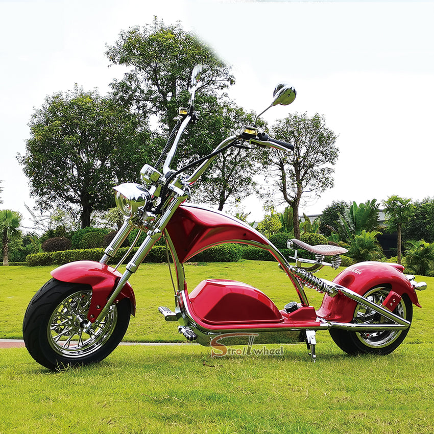 M1PS Mangosteen Citycoco Scooter 2000W 60V 50AH Chopper Electric Motorcycle EEC COC Approved