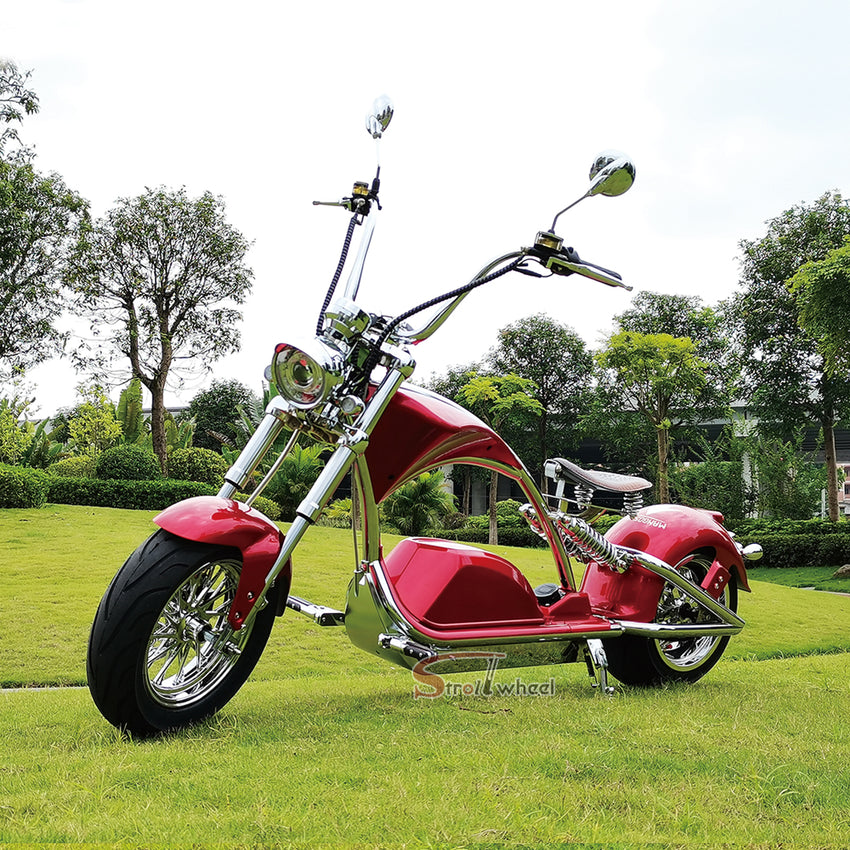 M1PS Mangosteen Citycoco Scooter 2000W 60V 50AH Chopper Electric Motorcycle EEC COC Approved