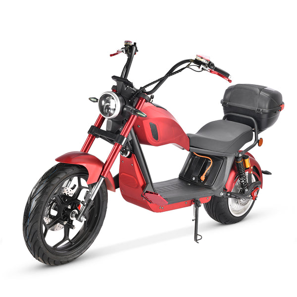 CP-6 2000W Motor 60V 2*20A Battery Citycoco Electric Scooter Motorcycle with Rear Box