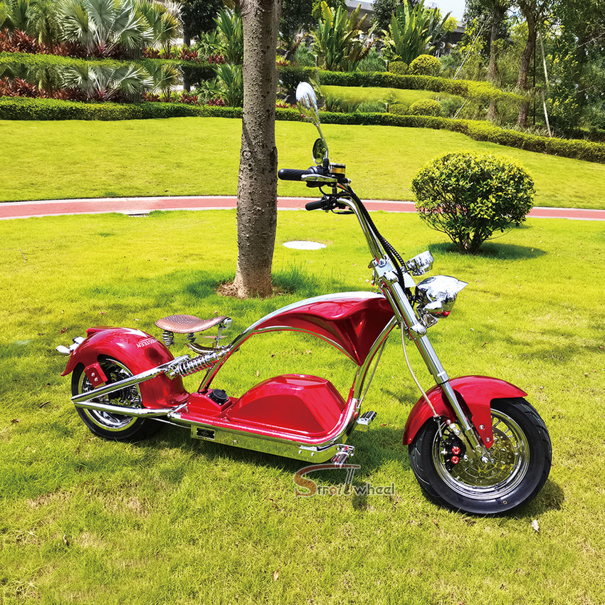 M1PS Mangosteen Citycoco Scooter 2000W 60V 50AH Chopper Electric Motorcycle EEC COC Approved
