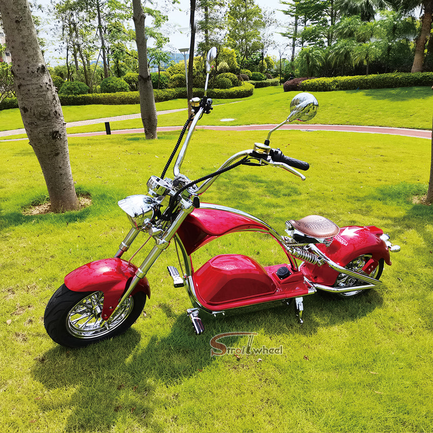 M1PS Mangosteen Citycoco Scooter 2000W 60V 50AH Chopper Electric Motorcycle EEC COC Approved